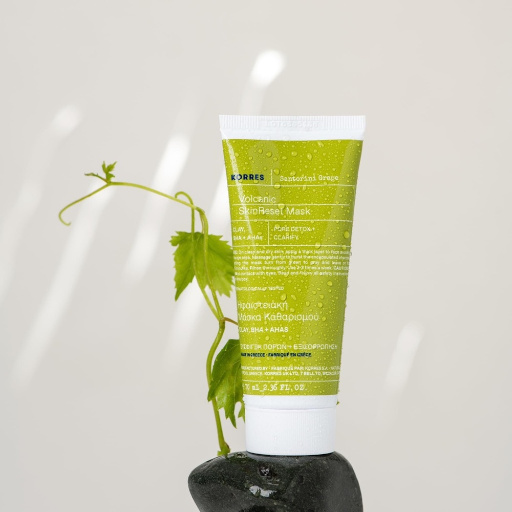 Korres Santorini Grape Volcanic Skin Reset Mask